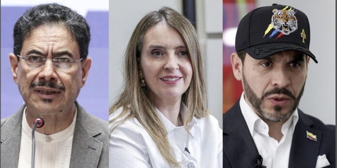 1780240411_montagem_colombia.jpg Colômbia realiza eleição presidencial neste domingo com três favoritos ao segundo turno